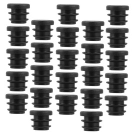 SEWACC 200pcs Furniture Leg Plug End Caps Durable Plastic Tube Bung Blanking Caps for Chair Legs Table Feet and Patio Furniture Noise Reduction Floor Protection