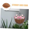 Levemolo Natural Coconut Fiber Round Liners 4pcs Replacement Liners for