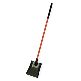 Nupla NC-SP14LPY Power Pylon Square Point Shovel with Heavy-Duty 14 Gauge Solid Back Blade and Butt Grip, 48" Solid Long Handle