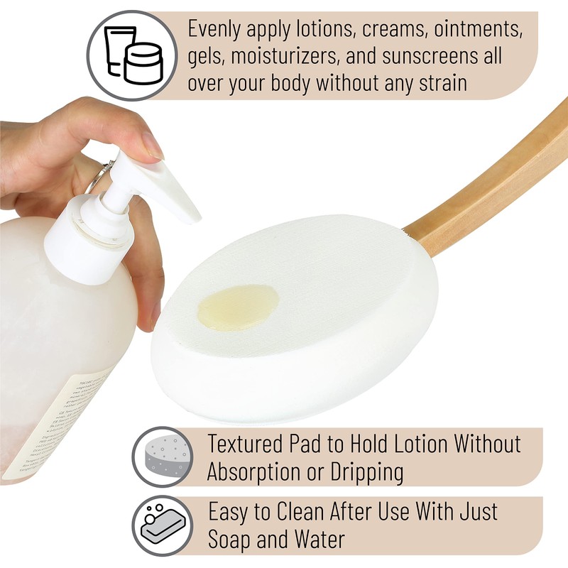 Slick- Lotion Applicator, 17 inch, Applicators for Your Back, Back