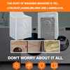 2Pack Washer and Dryer Covers, Portable Washer Cover with Zipper
