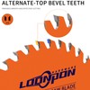 LOONPON 10 Inch Woodworking Saw Blade,5/8" Arbor,60 Teeth Professional Carbide-Tipped