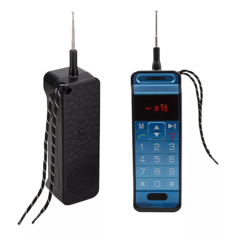Maíz 10pzs Bocina Bluetooth Recargable Usb Diseño Teléfono Radio