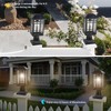 Solar Post Lights, Outdoor Post Lights Solar Powered, Waterproof Anti-Rust