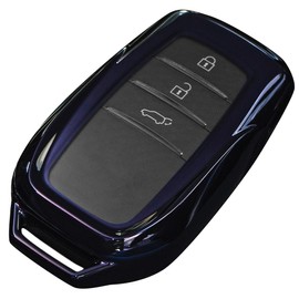 Share Style Toyota Car Universal Key Case A Type Plated TPU Purple Black