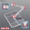 BANDAI SPIRITS Action Base 7 [Clear Color] Plastic Display Stand