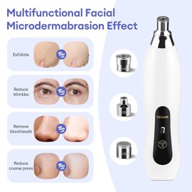 Diamond Microdermabrasion Machine 7 Suction Modes Professional 60KPG Blackhead Remover Portable Device for Personal Home Travel Color / 다이아몬드 마이크로더마브레이션 머신 7가지 흡입 모드 전문 60KPG 블랙헤드 리무버 휴대용 장치 개인 가정 여행용 Color