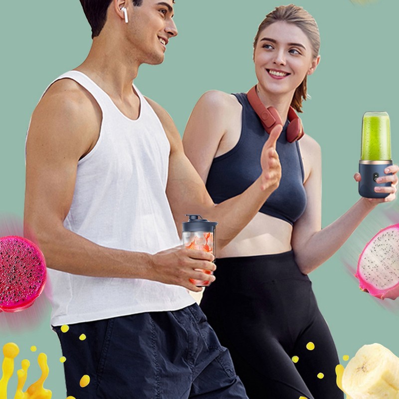 Portable Blender 400ml 6 Blades 22000rpm 1500mAh Food Grade PCTG
