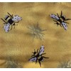 LilyRosa® Bee Scarf Bumble Bees Pattern Design Print Grey Navy