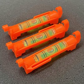 ZUJHPYMI 5Pcs String Line Level Hanging Line Bubble Levels for Measuring Building Trades, Surveying, Engineering (Red)