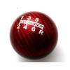 Mugen Red Carbon Fiber Shift knob 6 Speed for Honda
