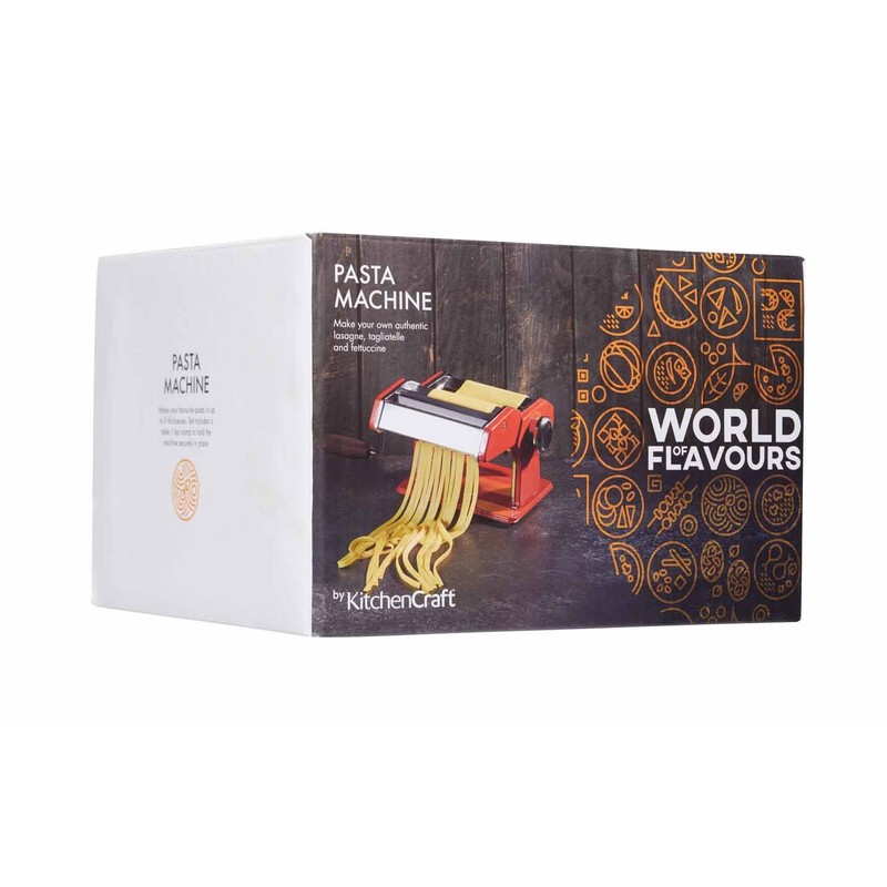 Kitchen Craft World of Flavours Stainless Steel Pasta Maker Machine