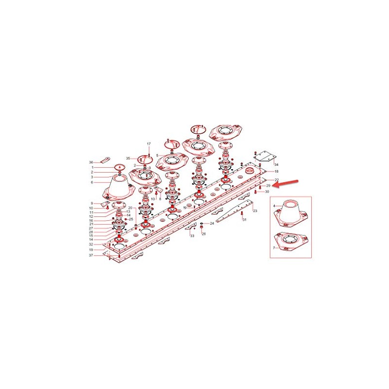 Code 26177 M10X40 Bolt for Gribaldi Salvia DM Series Disc