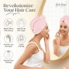 Toalla de algodón para el cabello para mujeres/niños, de secado