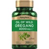 Piping Rock Oregano Oil Capsules 4000mg | 200 Pills |