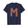 Creative Bold Leather Letter M - Design - Alphabet -