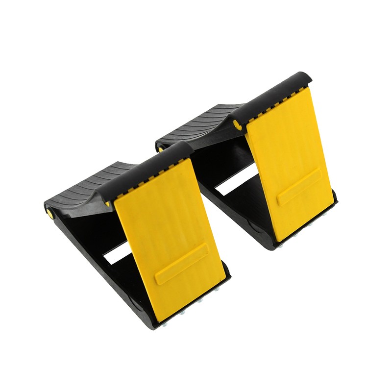 Heavy Duty Plastic Folding Wheel Chock for ATV/UTV by Race-Driven