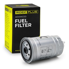 RIDEX Plus 9F0016P fuel filter, screw-on filter for cars, trucks