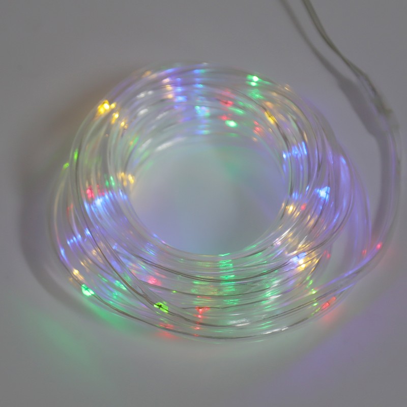 Solar Rope String Lights Waterproof Low Voltage LED Light Beads
