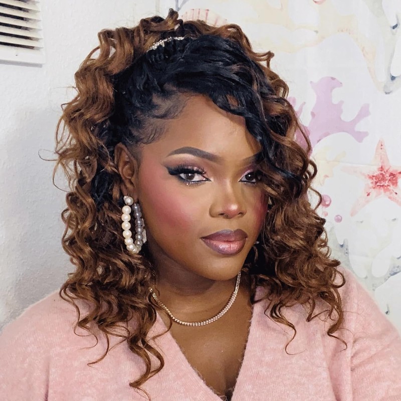 ToyoTree Ocean Wave Crochet Hair - 9 Inch 8 Packs