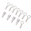 4Pcs RC Body Post Mount Stable High Strength Silver Rugged