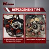 WOOSTAR 8 Coil 3 Wire Magneto Stator Replacement for 1990-1993