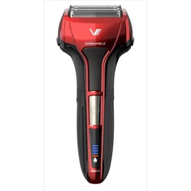 Maxell Izumi IZF-V553W 5-Blade Model Reciprocating Shaver, Red