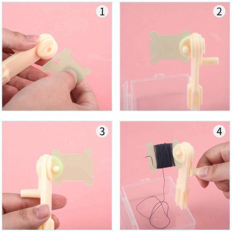 Embroidery Floss Organiser Box Set, 36 Compartments Storage Case, 150