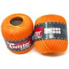 Twister Crochet Yarn Orange Hand Knitting Yarn Cotton Yarn 2