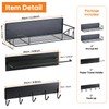 Magnetic Grill Caddy with Bins, BBQ Tool Organizer with Paper