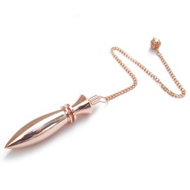 Péndulo familiar egipcio abierto de metal de cobre para radiar y meditar.