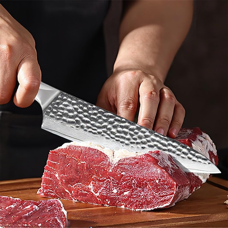Chef's Knives 8 Inch,VG-10 Core with Damascus Stainless Steel Cladding,Professional