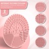 MINTHE™ Makeup Brush Cleaner Mat | 2 Pack | Silicone