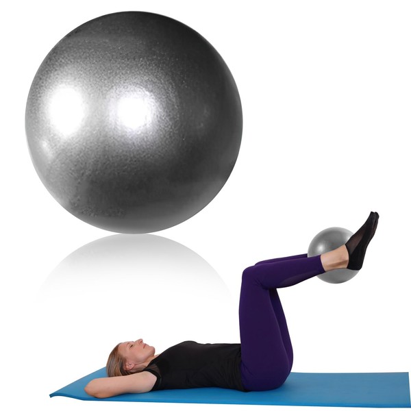 OMCGG 9 Inch Soft Pilates Ball, Small Exercise Ball with