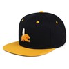 JPAK Banana Hip-Hop Snapback Hat Embroidered Black and Yellow Two
