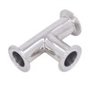 Pipe Tee Fitting 304 Stainless Steel Quick Connect Tube Joint