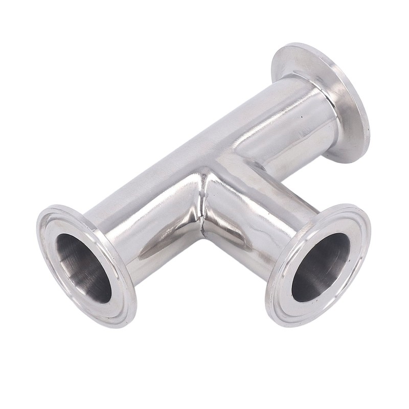 Pipe Tee Fitting 304 Stainless Steel Quick Connect Tube Joint