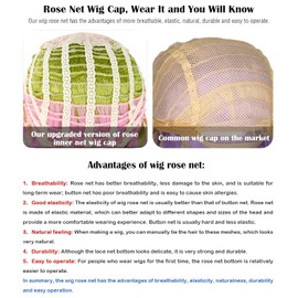 LABEAUTÉ Anime Mitsuri Cosplay Wig – Pink & Green Braided Pigtails with Cap for Halloween/Party