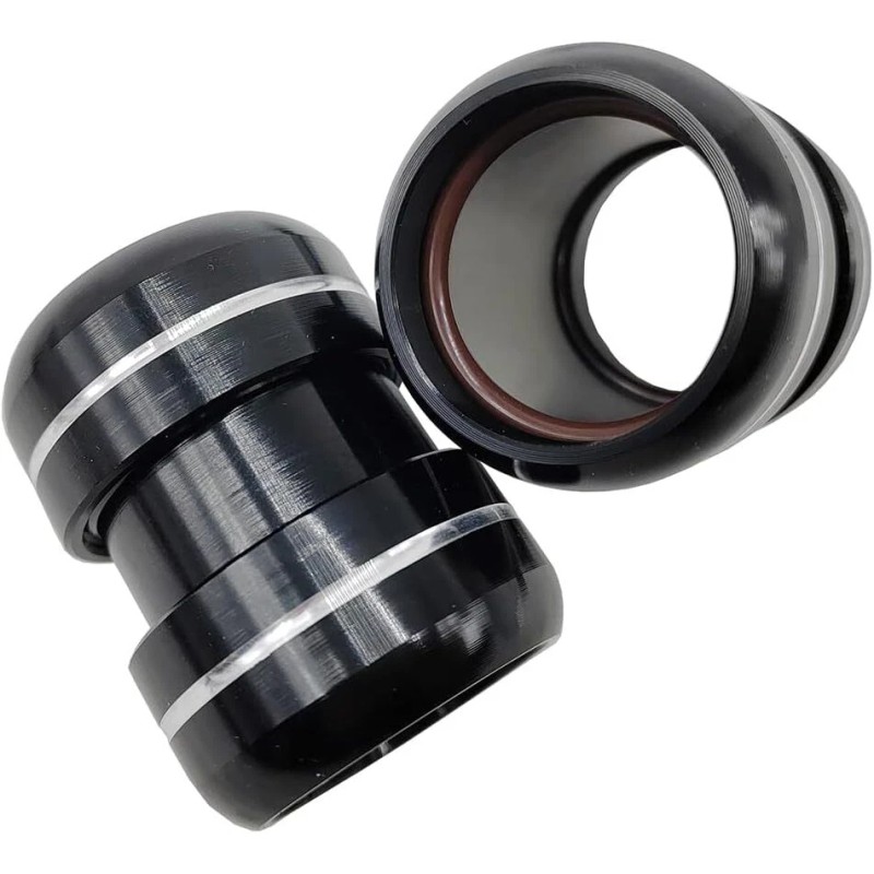 For Yamaha 2 Pack Black Exhaust Pipe Clamps Clamp for