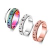 OreilleStar Anxiety Ring for Women Spinner Ring Fidget Ring Stainless
