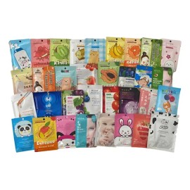 Mascarillas Faciales Hidratantes Variedad Tela 10 Pzs Mix Mixta