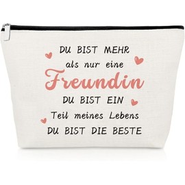 Make-Up Taschen Freundin, Muttertagsgeschenke für Freundin, Freundin Geschenk Weihnachten,Freundin Geschenk, Valentinstag für Freundin, Geburtstagsgeschenk für Freundin