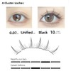 NAGARAKU DIY Self Grafting Segmented False Eyelashes 0.07mm Individual Cluster