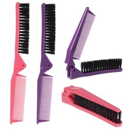 Healvian 2pcs Hair Comb Compact Pocket Brush for Easy Hairstyling and Portable for Travel and Everyday Use Includes Combs
