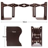 ALIOBC Bookstand, Extendable, Bookends, Won't Fall Down, Metal Tabletop Bookcase,