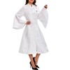 Go Mai Women's Plus Size Elegant Church Robe with Flash