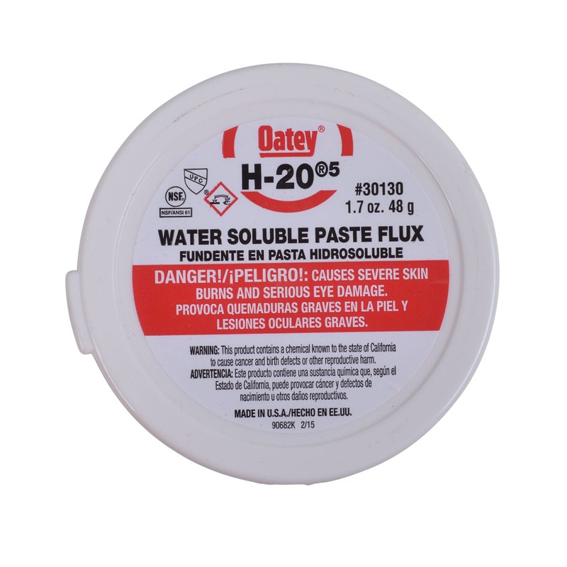 Oatey 30014 Paste Flux, Paste, Petroleum, 8 oz.