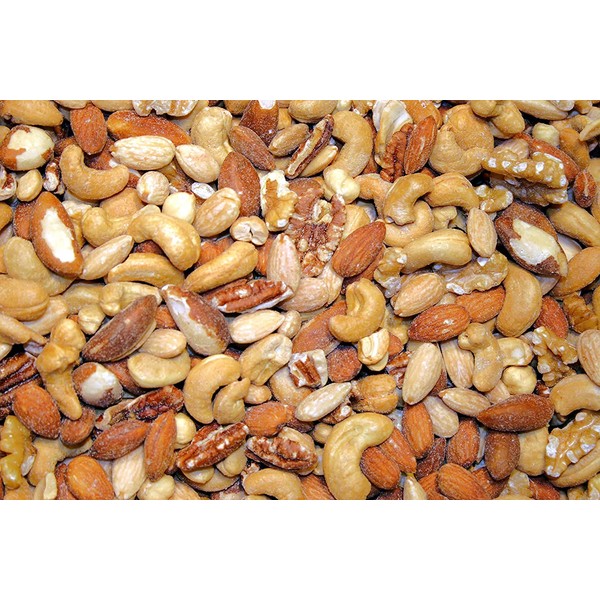 Unsalted Extra Fancy Deluxe Mixed Nuts in 16 oz Poly resealable poly bag Kosher