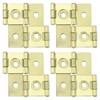 uxcell Double Acting Hinges Folding Screen, 4Pcs 1.85" Double Swing