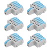 20Pcs SPL Quick Connector 1 in 5 Out Push‑Type Splitter